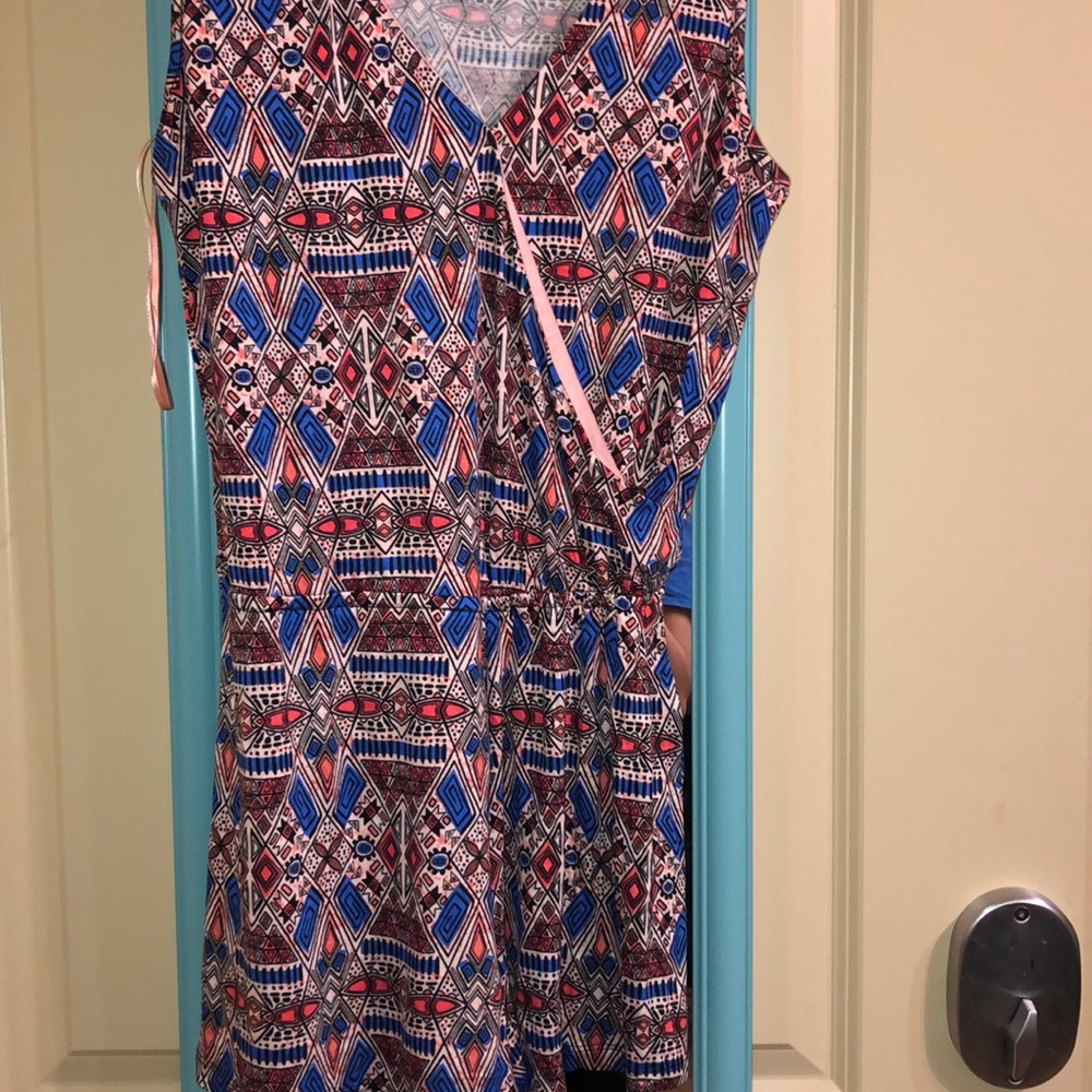 Geometric Designed Romper